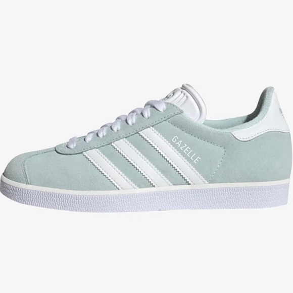 Adidas Original Gazelle Light Green  Sneakers Women Size 10 US Men Size 8.5 - Picture 1 of 8